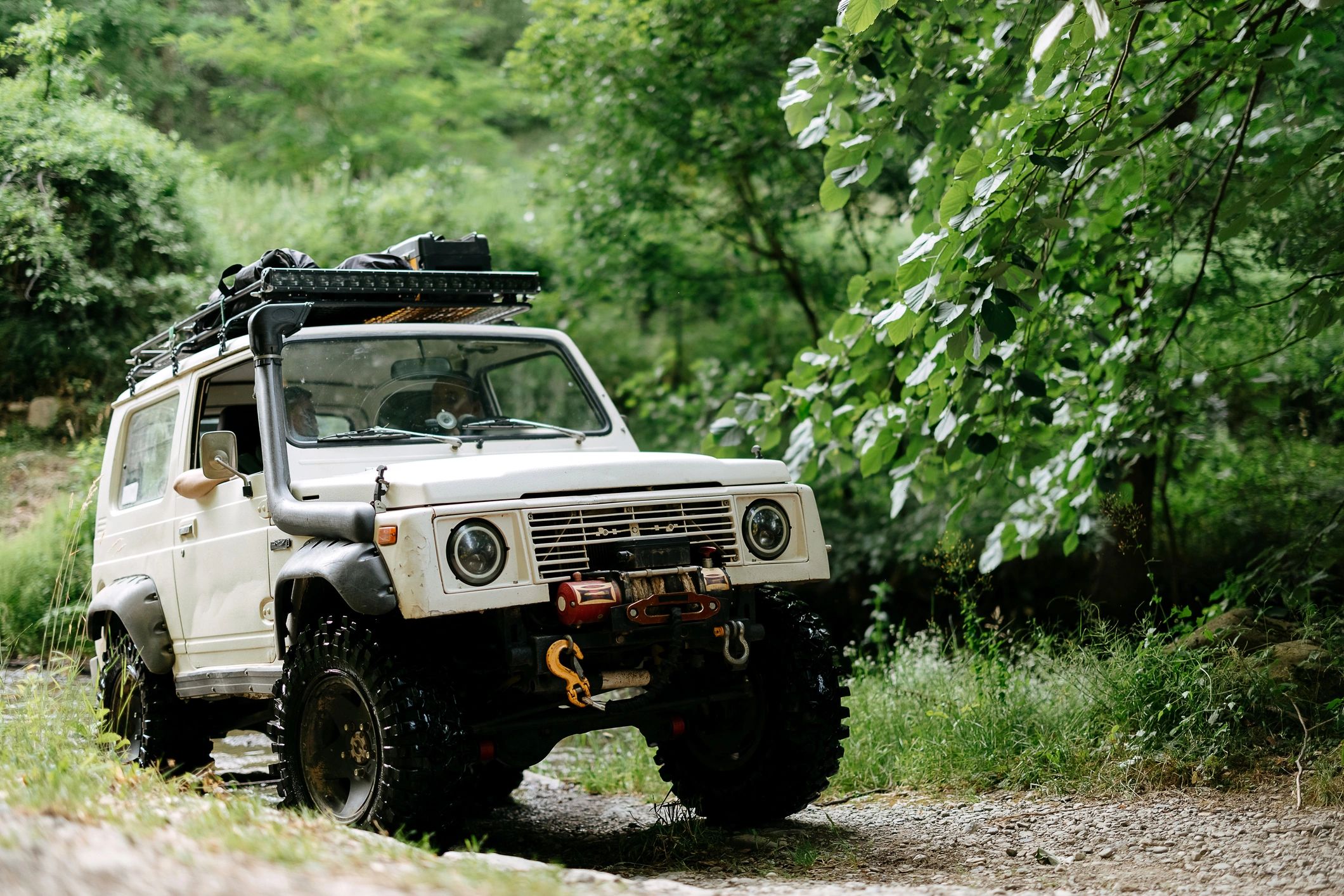 adventure travel rig on the road
