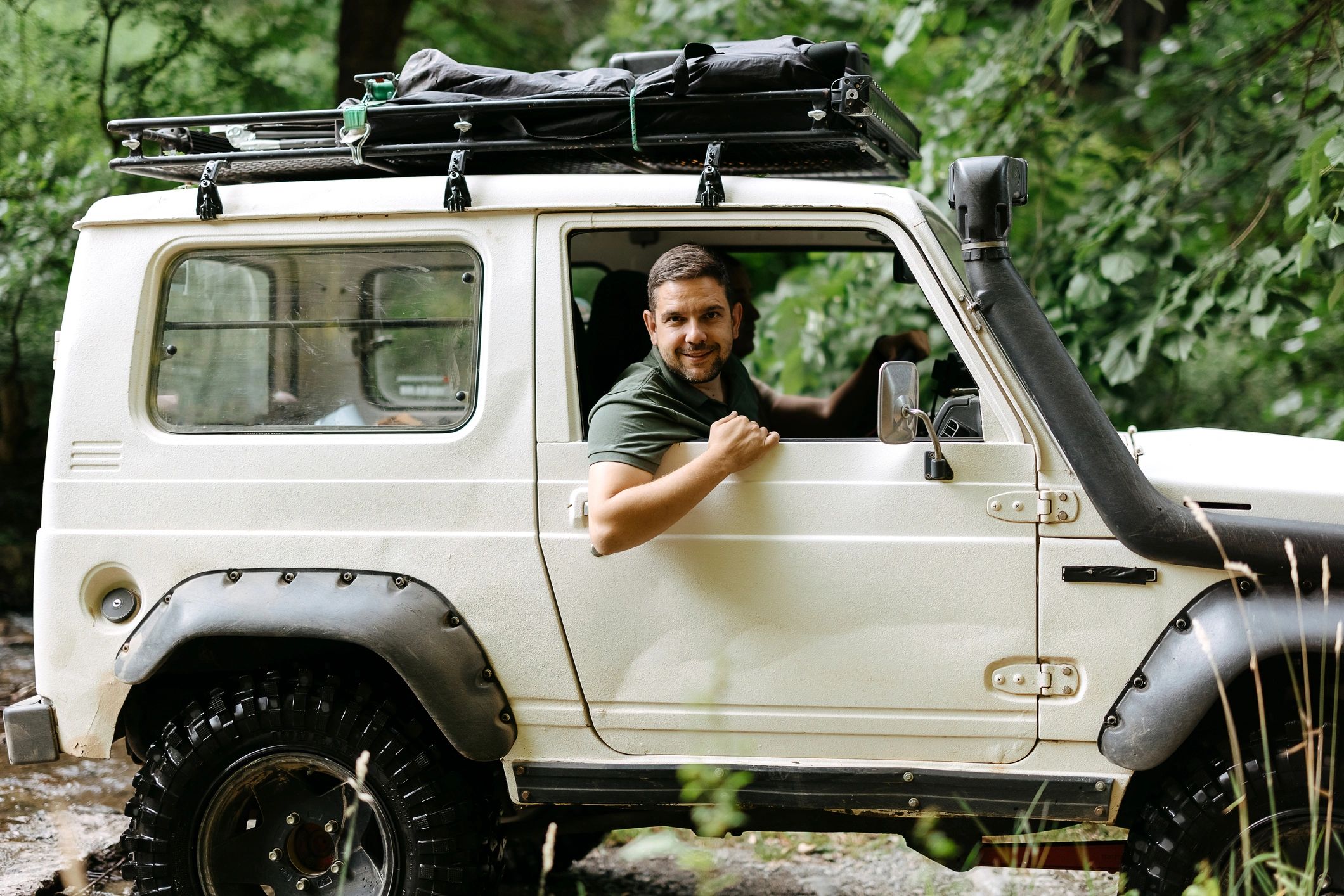 happy customer overland vehicle