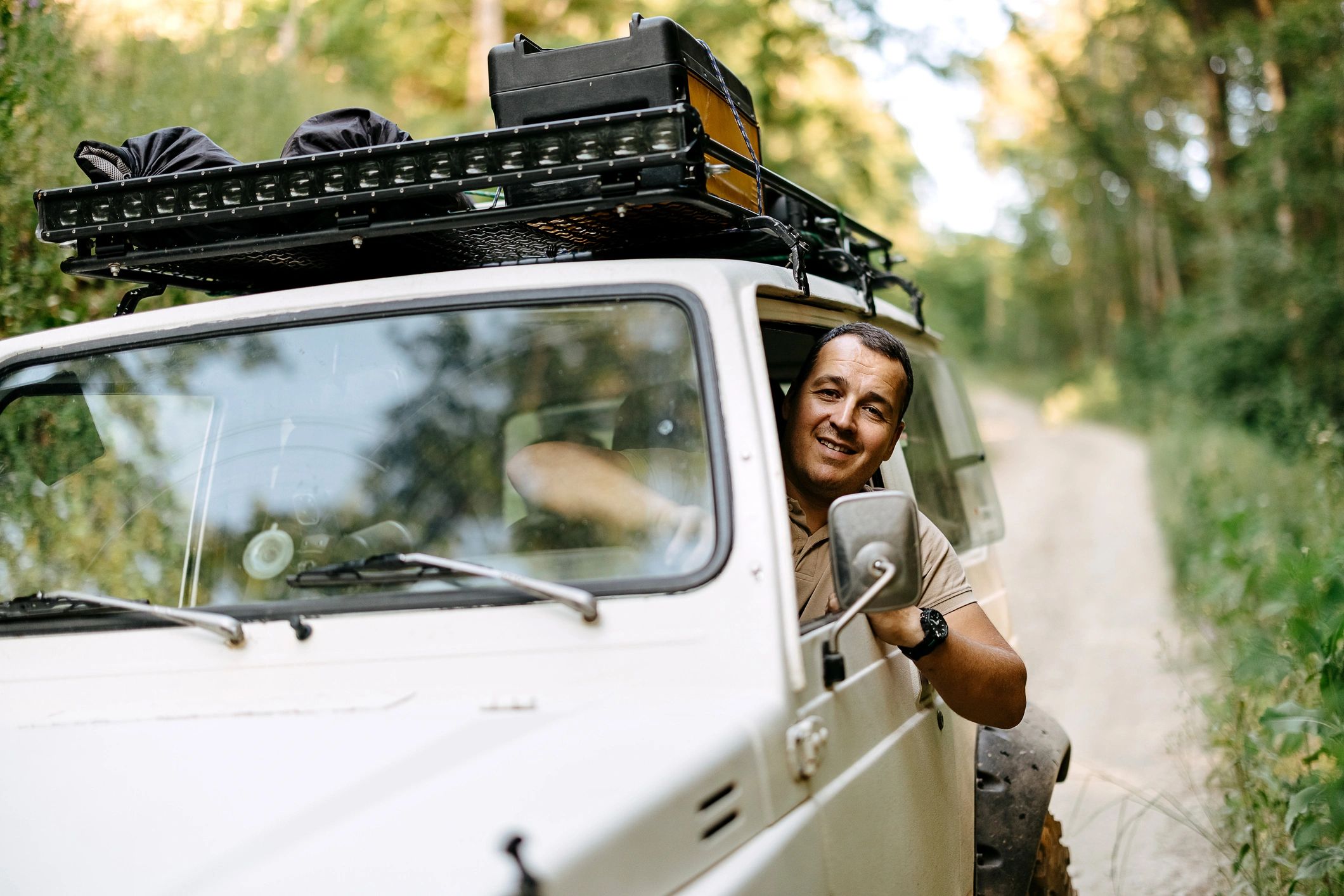 happy customer overland vehicle